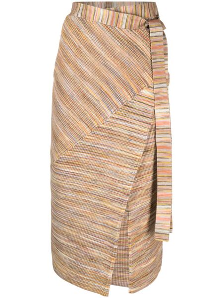  Simkhai Paris Space-dye Knitted Skirt - Orange 