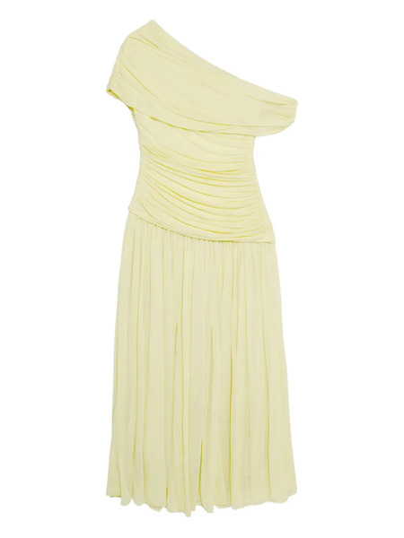  Simkhai Rhiannon Drapped Midi Dress - Yellow 