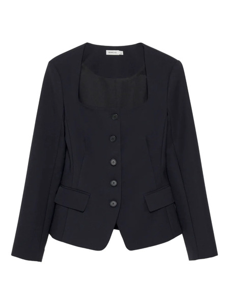  Simkhai Square-neck Buttoned Jacket - Black 