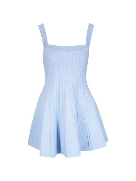  Simkhai Square-neck Mini Dress - Blue 
