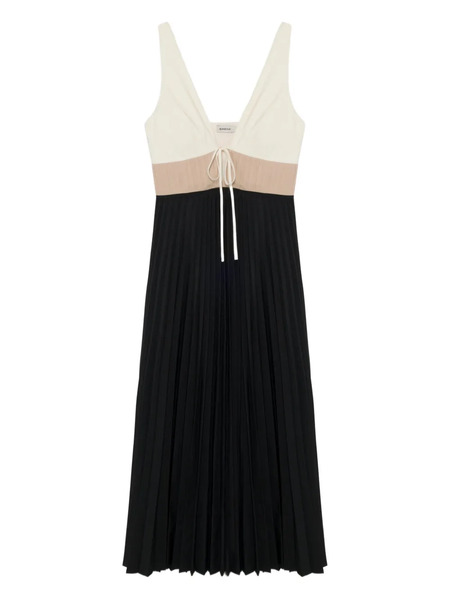  Simkhai Stephanie Pleated Midi Dress - Black 