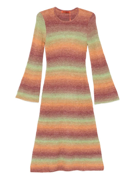  Simon Miller Axon Striped Midi Dress - Orange 