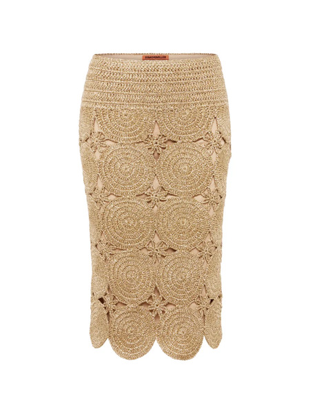  Simon Miller Beep Beep Midi Skirt - Gold 