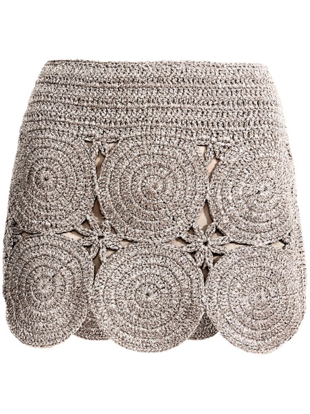  Simon Miller Beep Beep Mini Skirt - Grey 