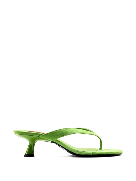  Simon Miller Beep Suede Sandals - Green 