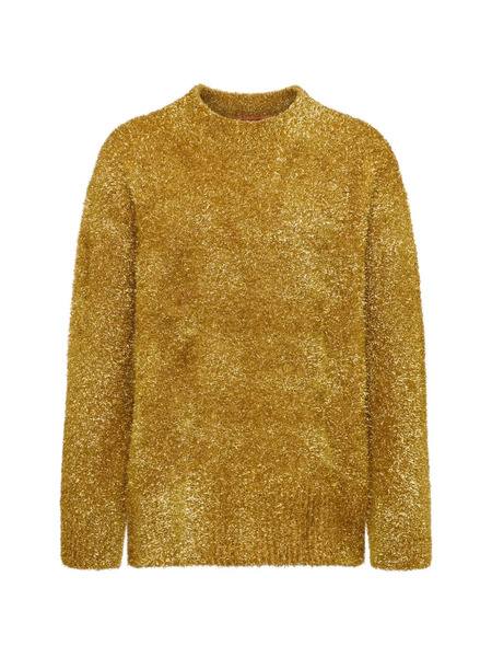  Simon Miller Cher Tinsel Crew-neck Sweater - Gold 