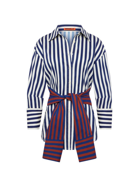  Simon Miller Inna Striped Shirt - Blue 