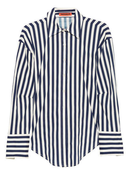  Simon Miller Loch Button-up Shirt - Blue 