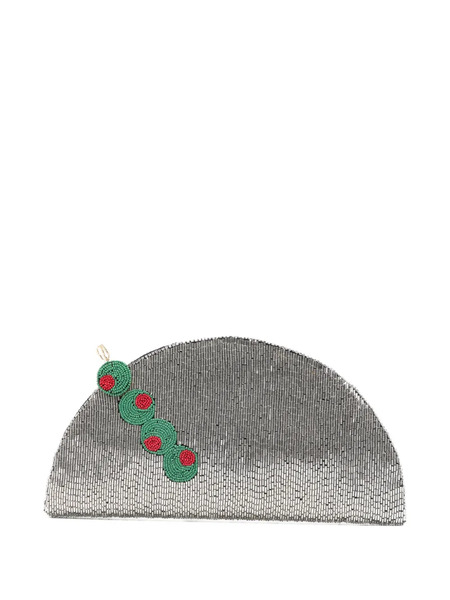  Simon Miller Lune Martini Clutch Bag - Silver 