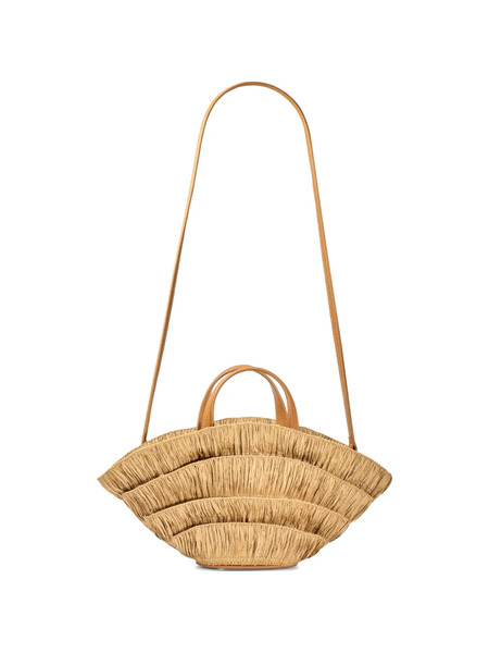  Simon Miller Mini Fan Mercado Bag - Neutrals 