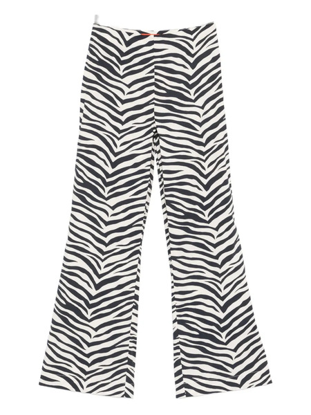  Simon Miller Pia Zebra-print Trousers - Black 