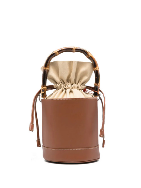  Simon Miller Tiki Top-handle Leather Tote Bag - Brown 