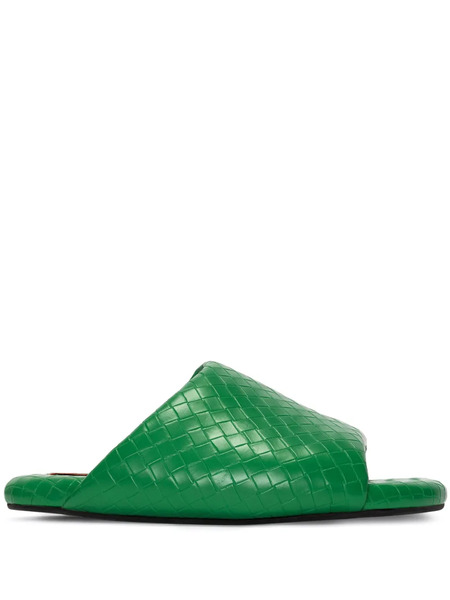  Simon Miller Woven-design Bubble Slides - Green 