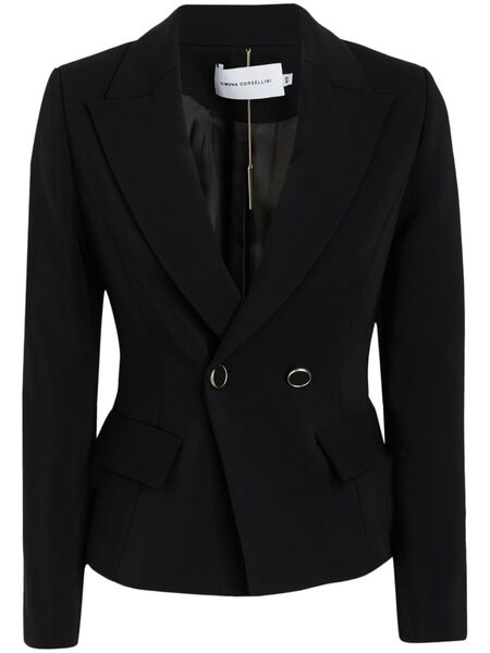  Simona Corsellini Double-breasted Blazer - Black 