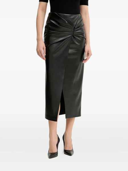 Simona Corsellini Draped Midi Skirt - Black 