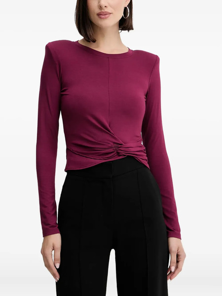  Simona Corsellini Knot-detail Top - Purple 