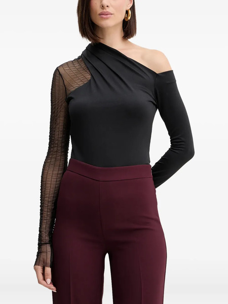  Simona Corsellini One-shoulder Top - Black 