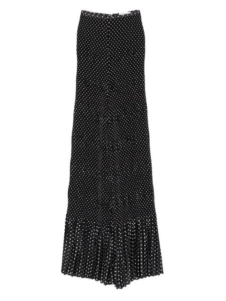  Simona Corsellini Pleated Polka-dot Trousers - Black 