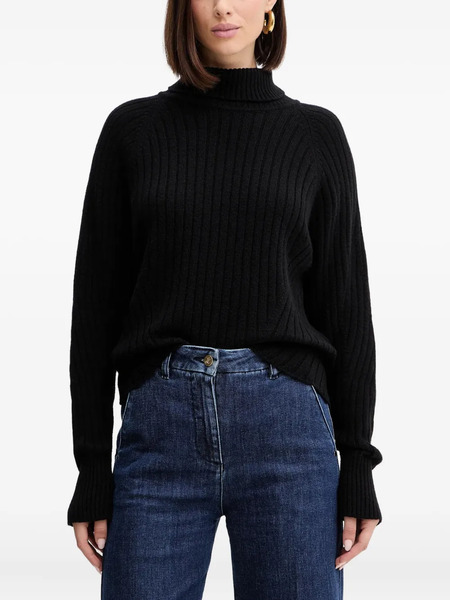  Simona Corsellini Ribbed Turtleneck Sweater - Black 