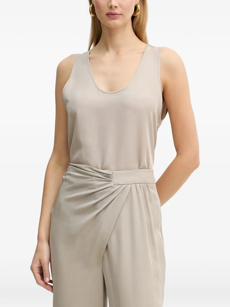  Simona Corsellini Scoop-neck Vest - Neutrals 