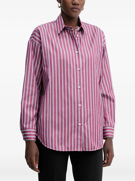  Simona Corsellini Striped Buttoned Shirt - Red 