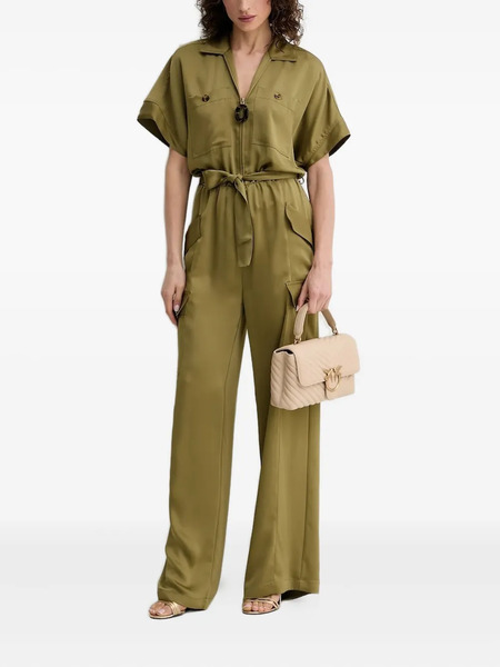  Simona Corsellini Zip-fastening Pocket Jumpsuit - Green 