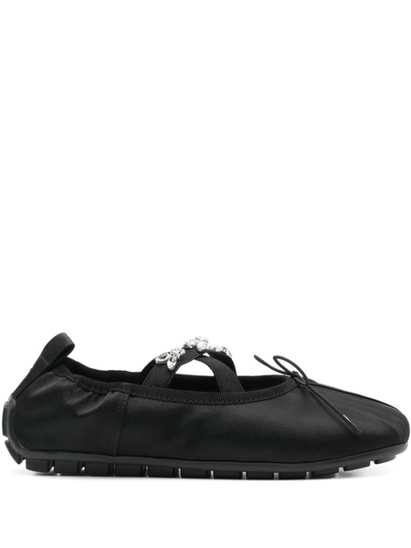  Simone Rocha Ballerina Grip Ballet Flats - Black 