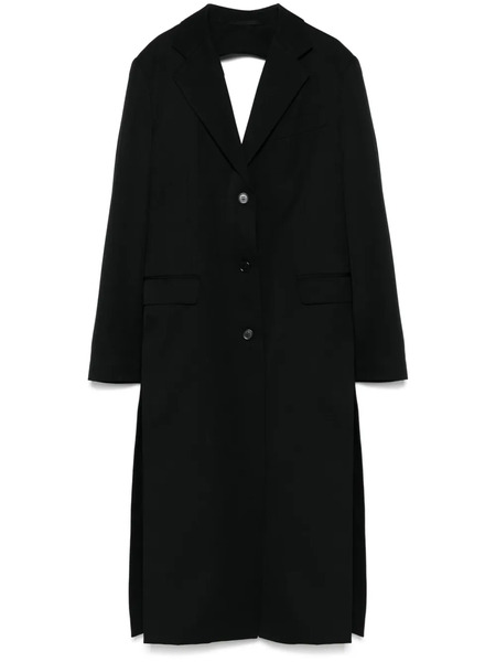  Simone Rocha Bow-detail Cut-out Coat - Black 