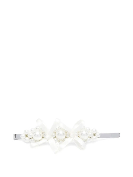  Simone Rocha Bow-embellished Hair Clip - White 