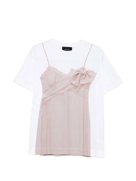  Simone Rocha Bow-print T-shirt - White 