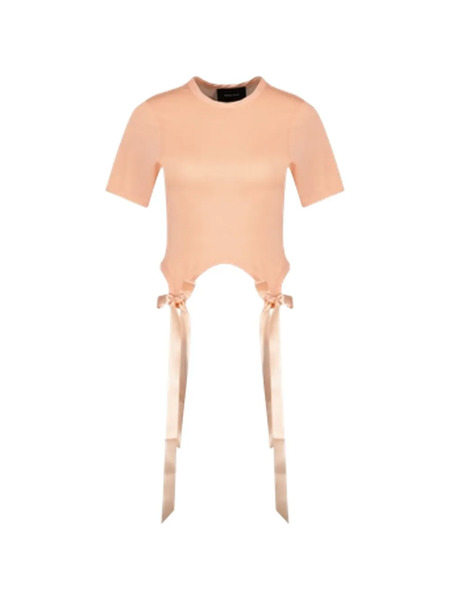  Simone Rocha Bow-tail T-shirt - Orange 