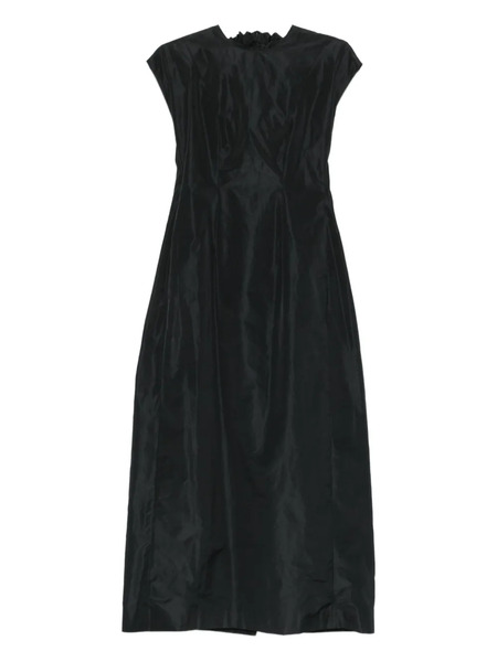  Simone Rocha Cap-sleeve Taffeta Dress - Black 