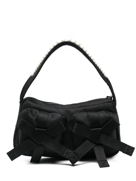  Simone Rocha Classic Bow Shoulder Bag - Black 