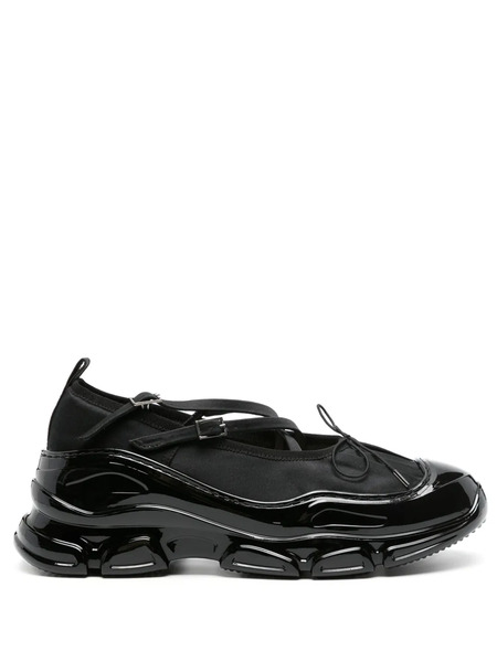  Simone Rocha Criss-cross Tracker Trainers - Black 