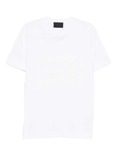  Simone Rocha Daisy Chain-print Cotton T-shirt - White 