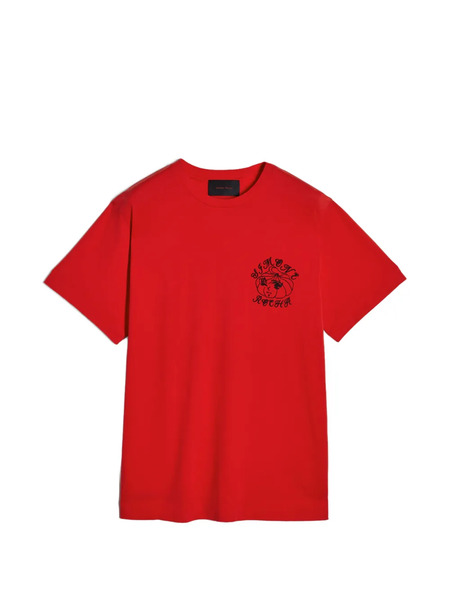  Simone Rocha Dim Sum Logo-print T-shirt - Red 