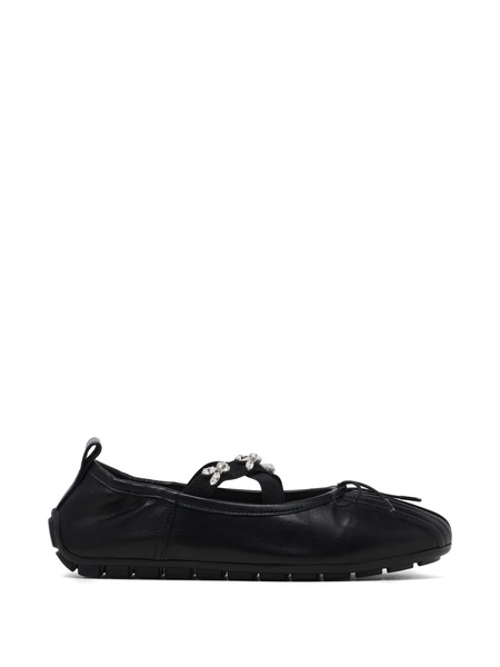  Simone Rocha Embellished Ballet Flats - Black 