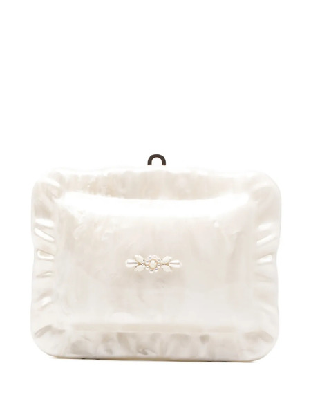  Simone Rocha Embellished Clutch Bag - White 