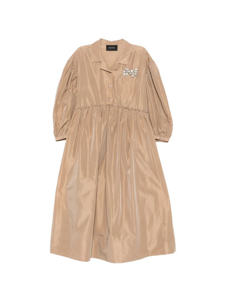  Simone Rocha Embellished-detail Midi Dress - Neutrals 