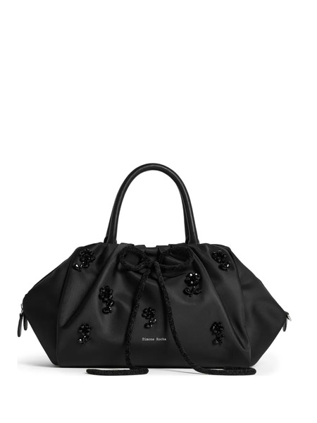  Simone Rocha Embellished Tote Bag - Black 
