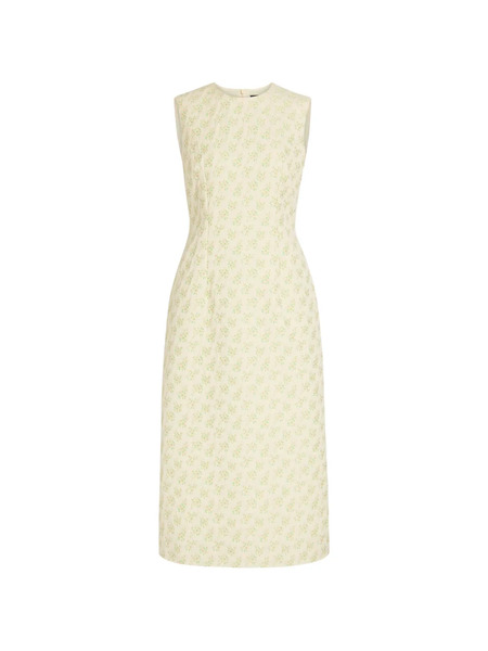  Simone Rocha Floral Dress - Neutrals 