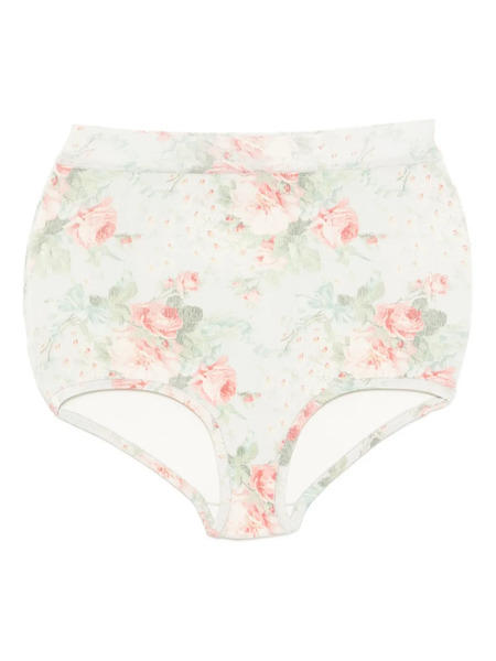  Simone Rocha Floral-print Brief - Multicolour 