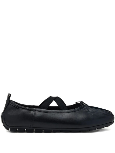  Simone Rocha Grip Cross-strap Ballet Flats - Black 