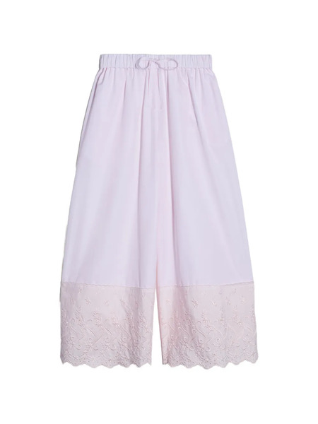  Simone Rocha Lace-trim Trousers - Pink 