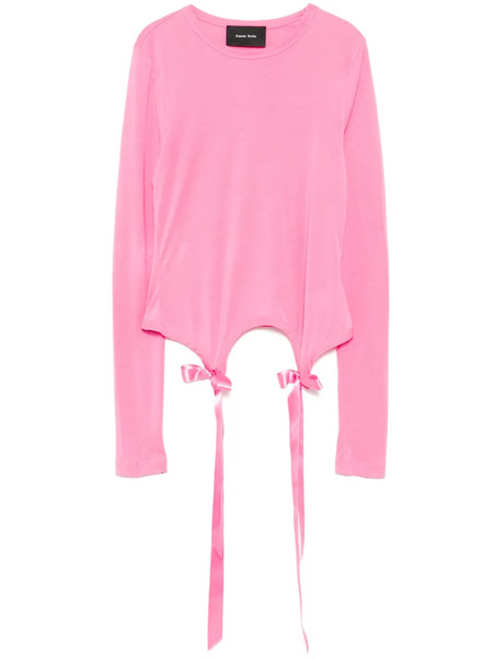  Simone Rocha Long Sleeves T-shirt - Pink 