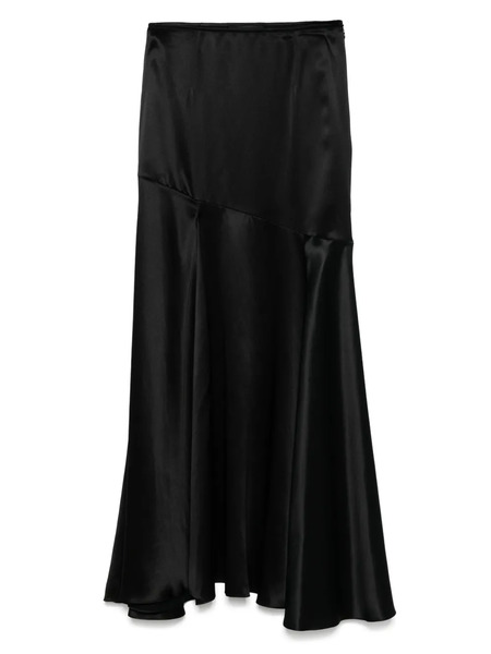  Simone Rocha Long-slit Maxi Skirt - Black 