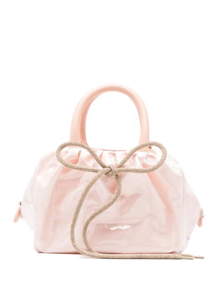  Simone Rocha Mini Gathered Bow Tote Bag - Pink 