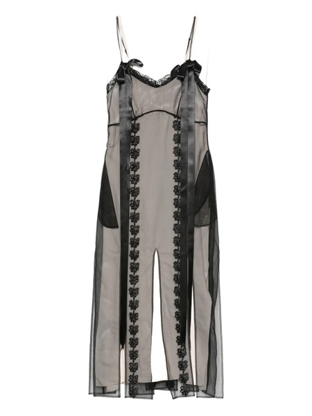  Simone Rocha Multi-split Maxi Dress - Black 