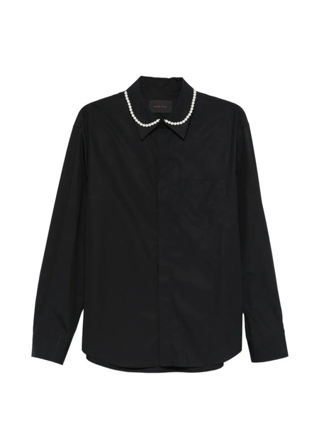  Simone Rocha Pearl-embellished Shirt - Black 