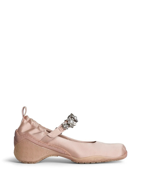  Simone Rocha Pearl-embellishment Pumps - Pink 
